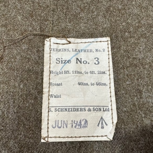 WW2 Leather Jerkin Jacket 1
